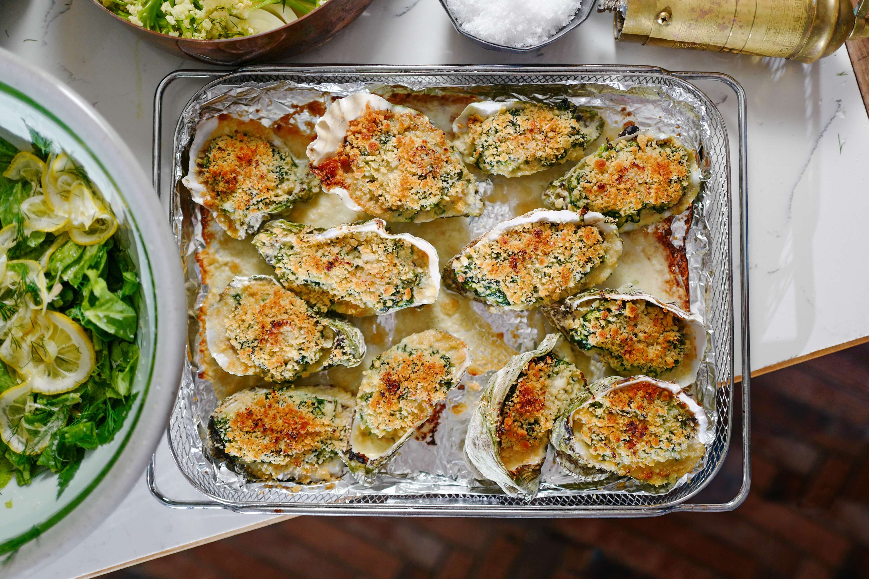 Oysters Rockefeller