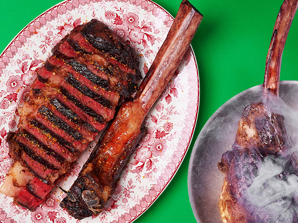Reverse Cryo-Seared Tomahawk Steak
