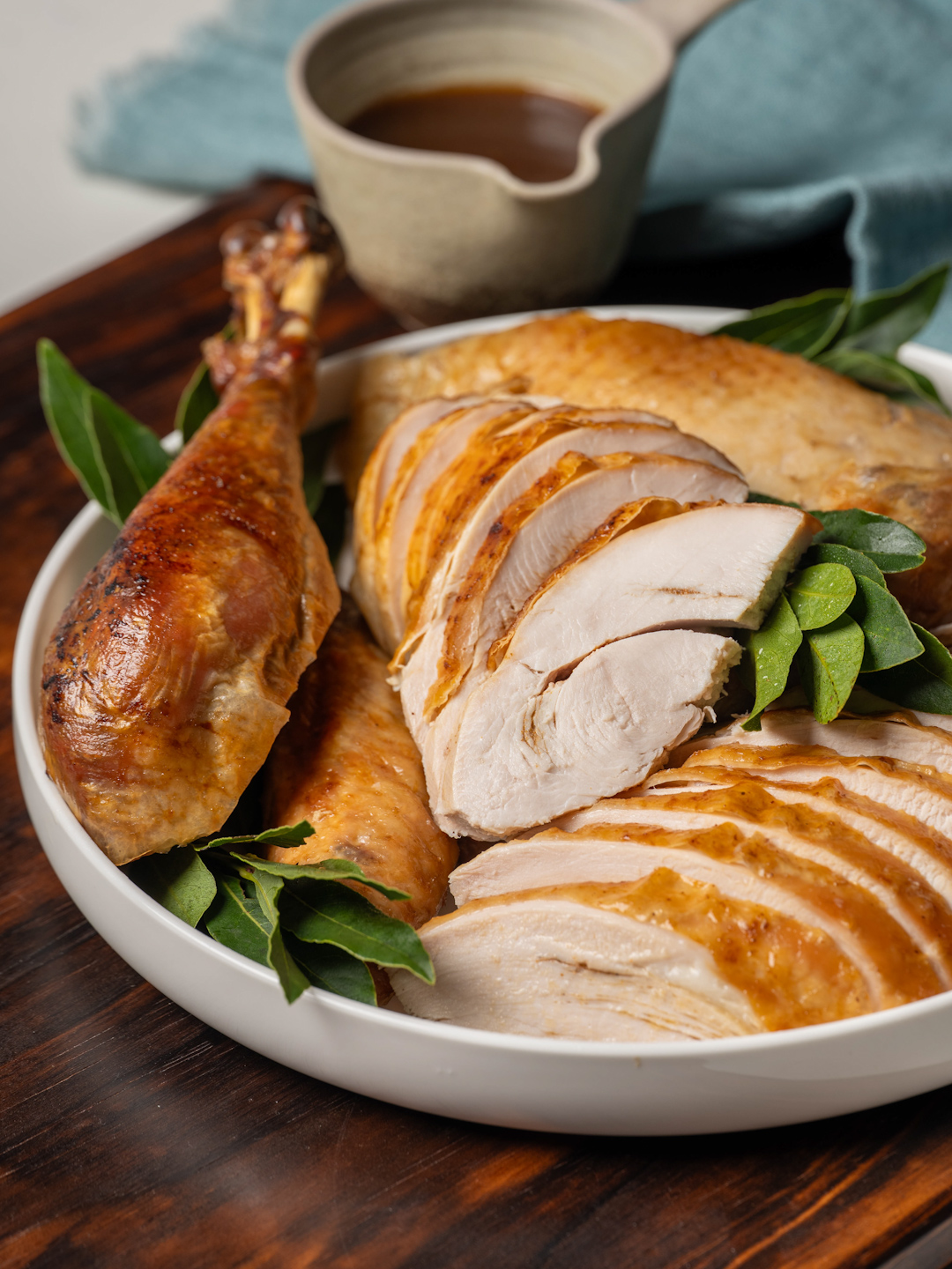 Maple and Old Bay Roast Turkey