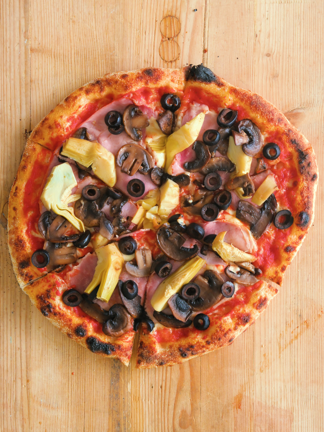 Capricciosa Neapolitan-Style Pizza