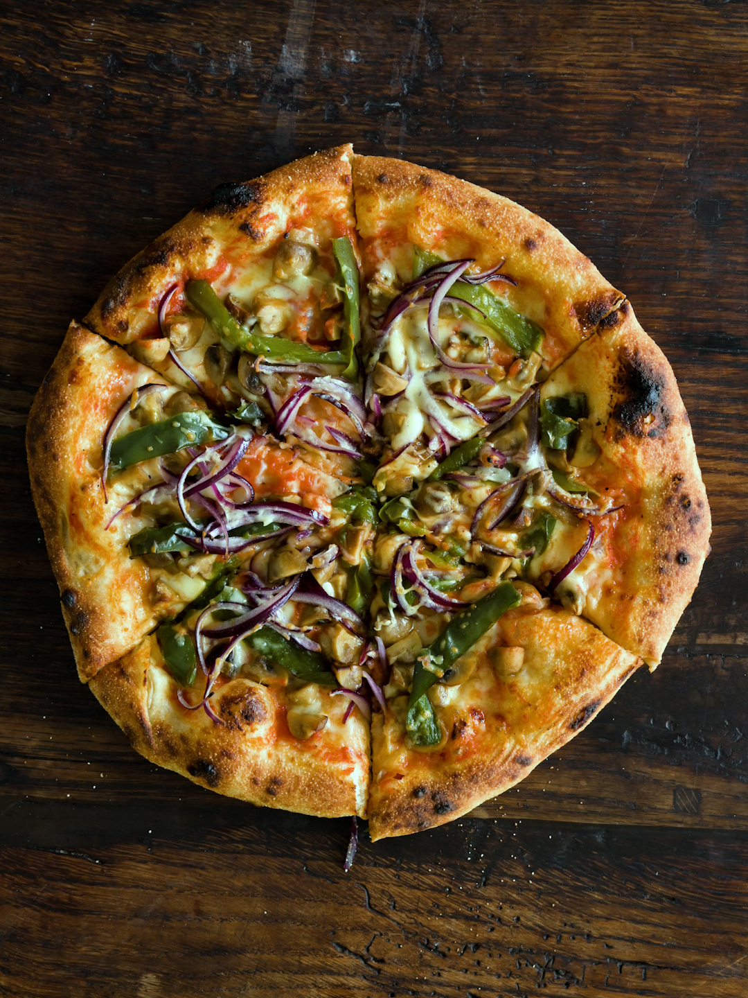 Veggie Supreme Neapolitan-Style Pizza