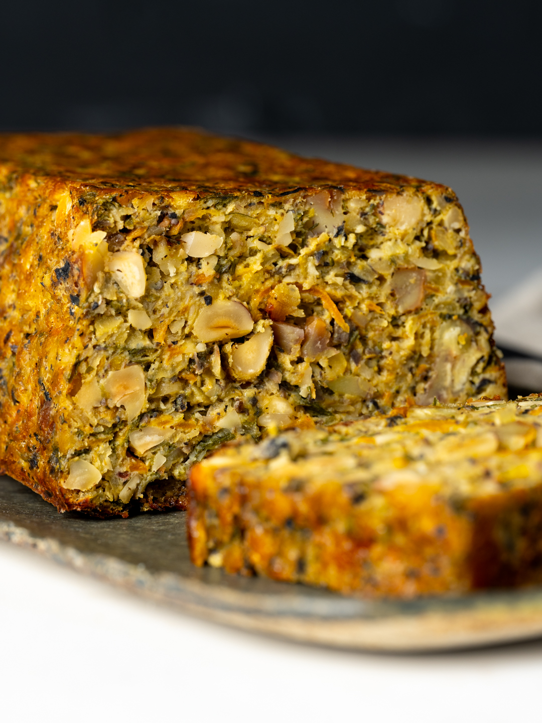 Chestnut and Mushroom Stuffing Loaf