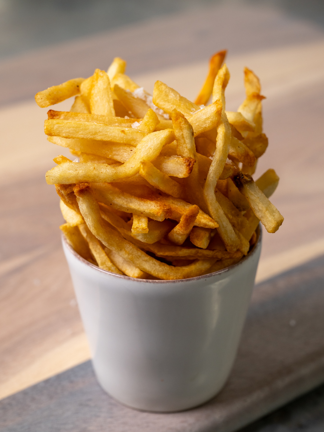 Frites Julienne surgelées cuites à la friteuse à air