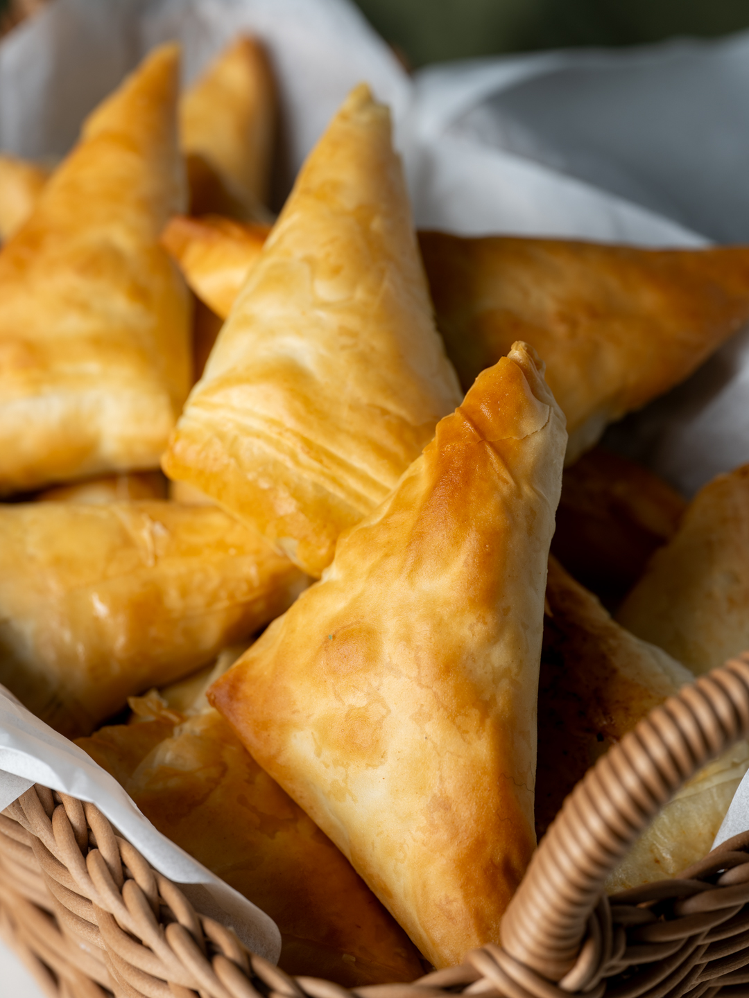Spinach and Cheese Triangles 