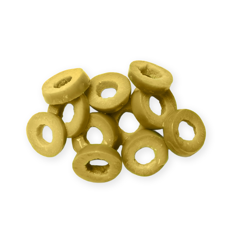 sliced green olives icon