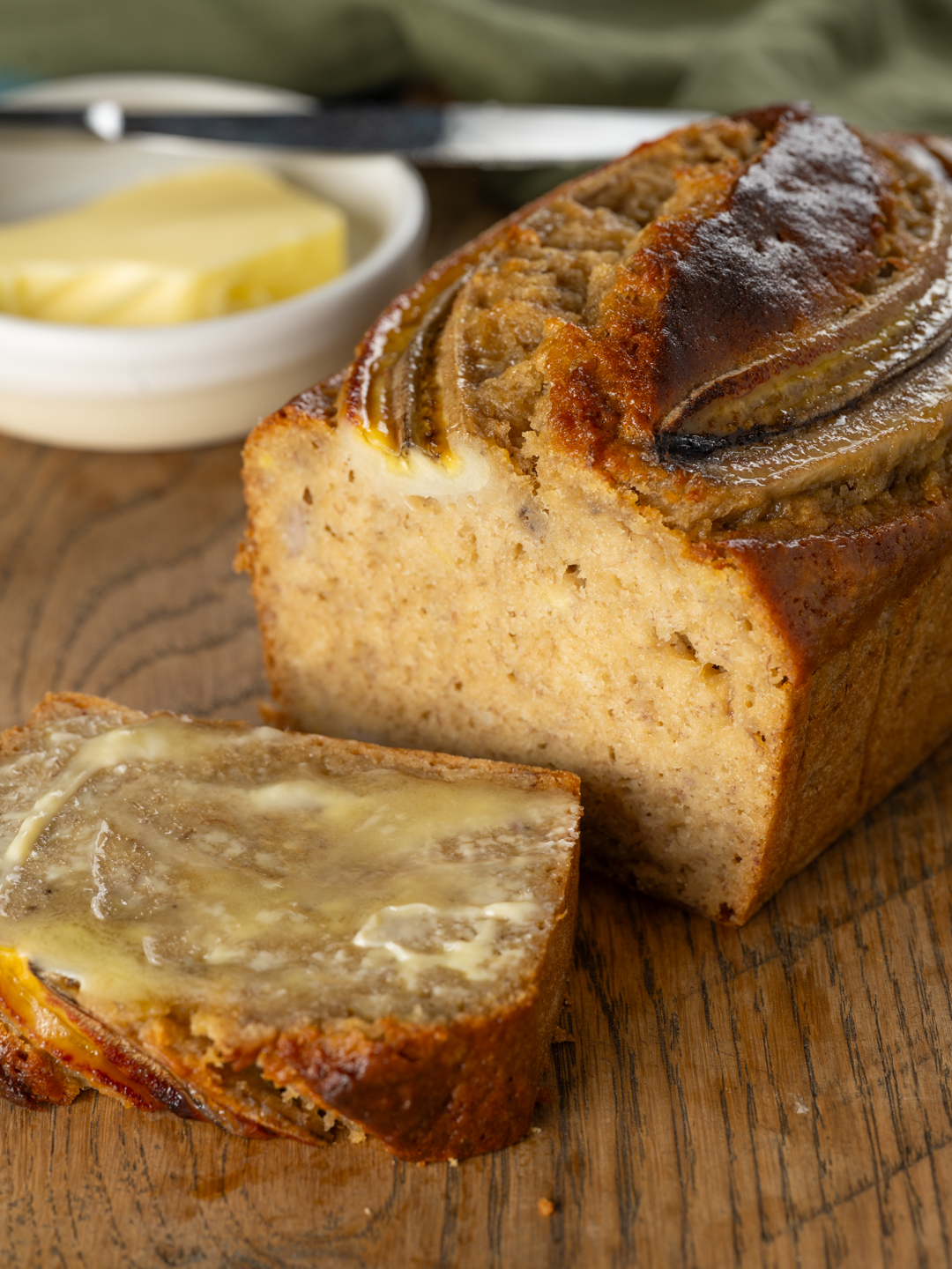 Maple Glazed Banana Bread