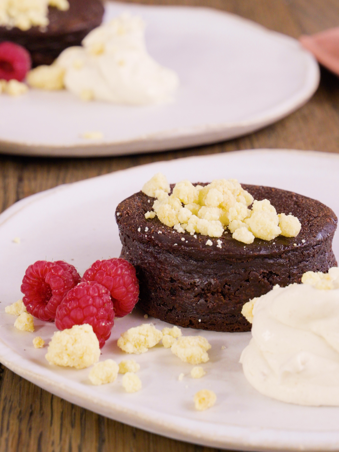 Baked Chocolate Mousse 