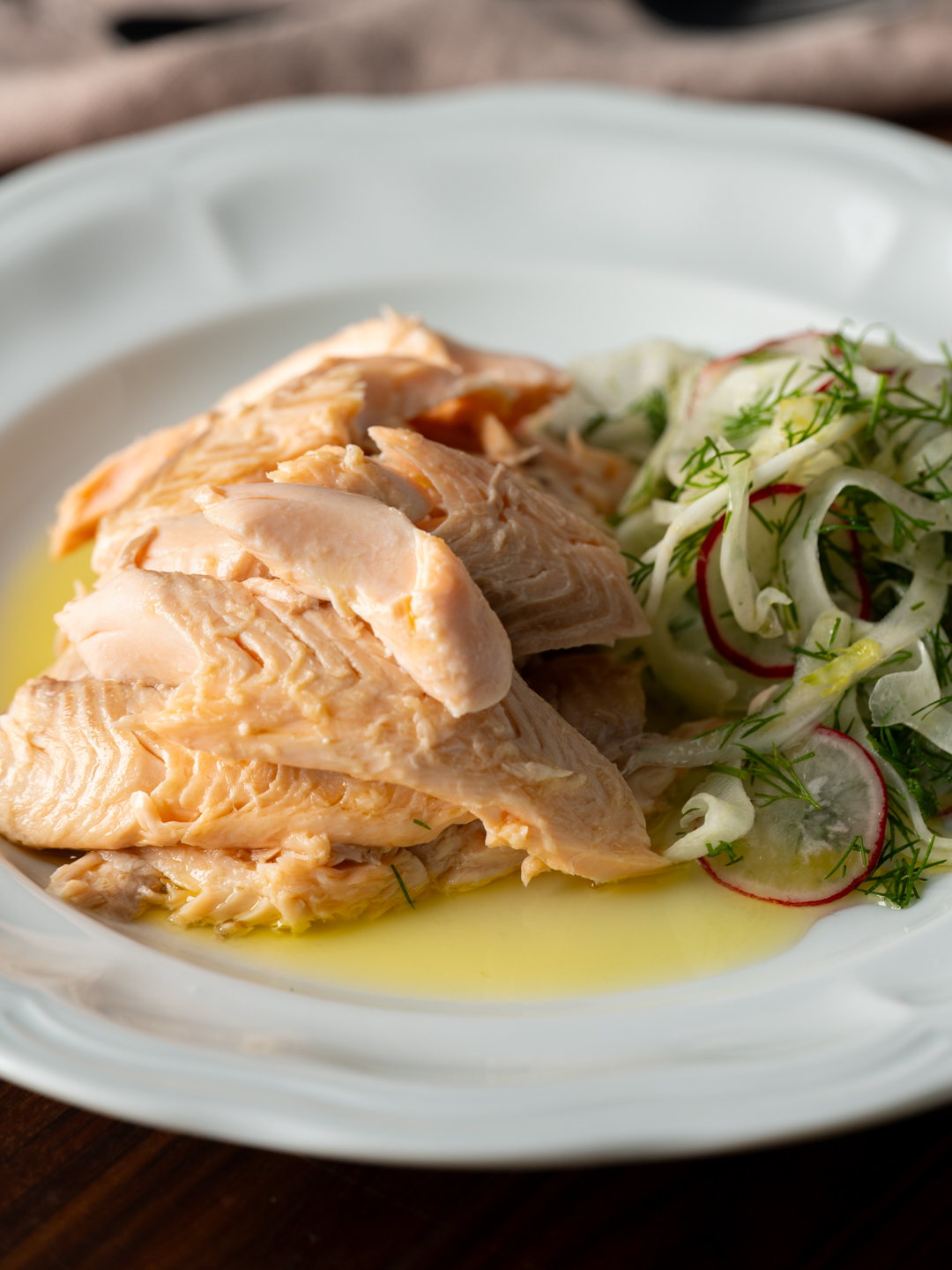 Salt and Tarragon Crusted Trout