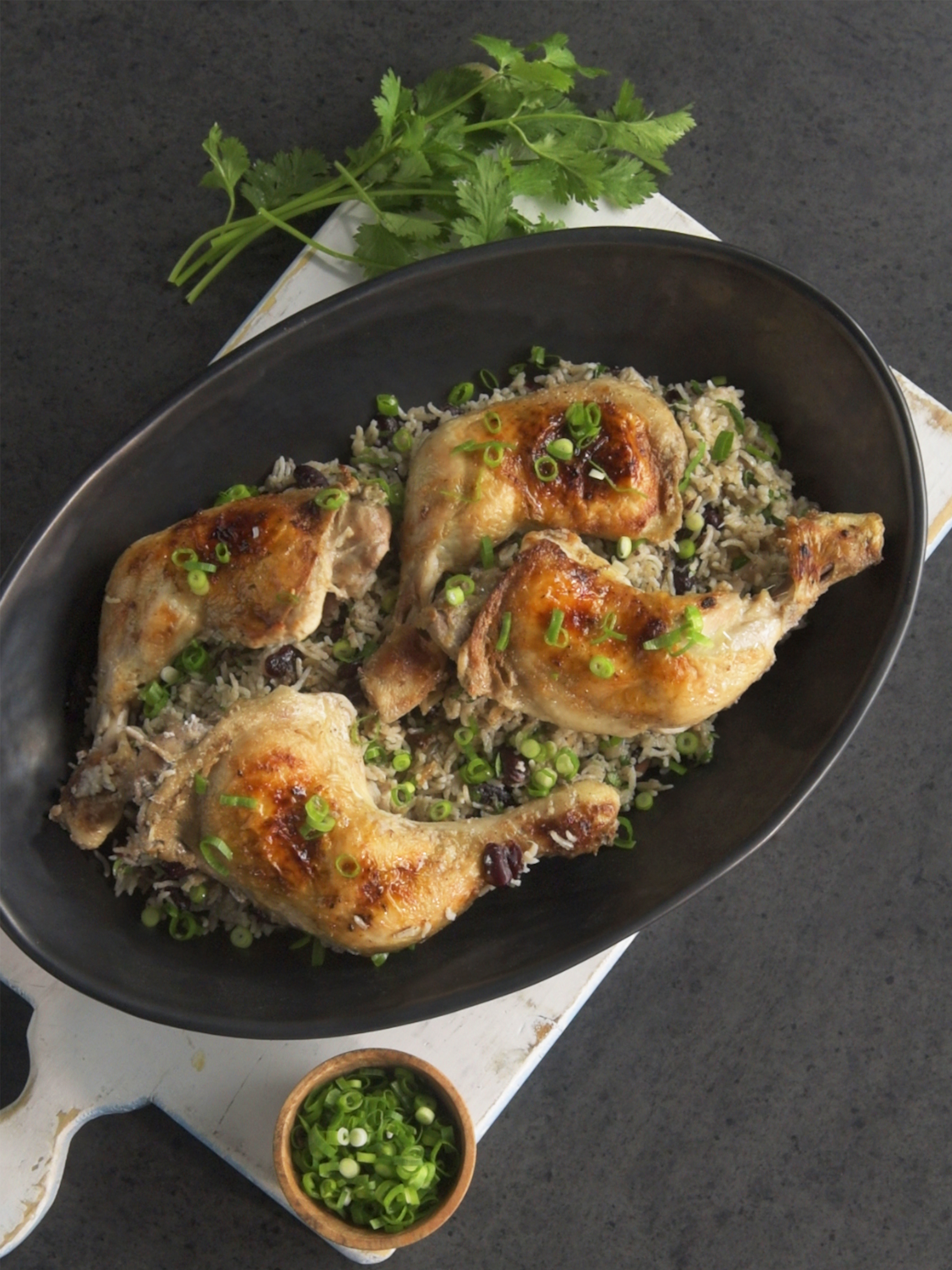 Chicken and Coconut Rice Skillet