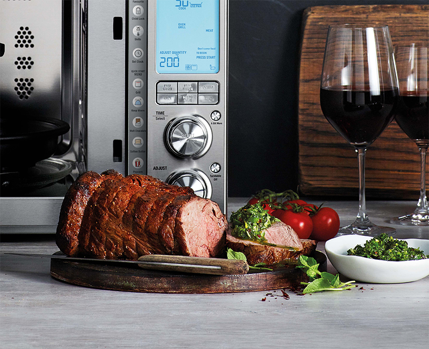Spice Crusted Beef with Chimichurri