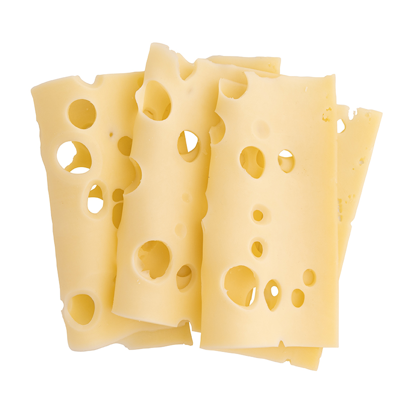 thinly sliced swiss cheese icon