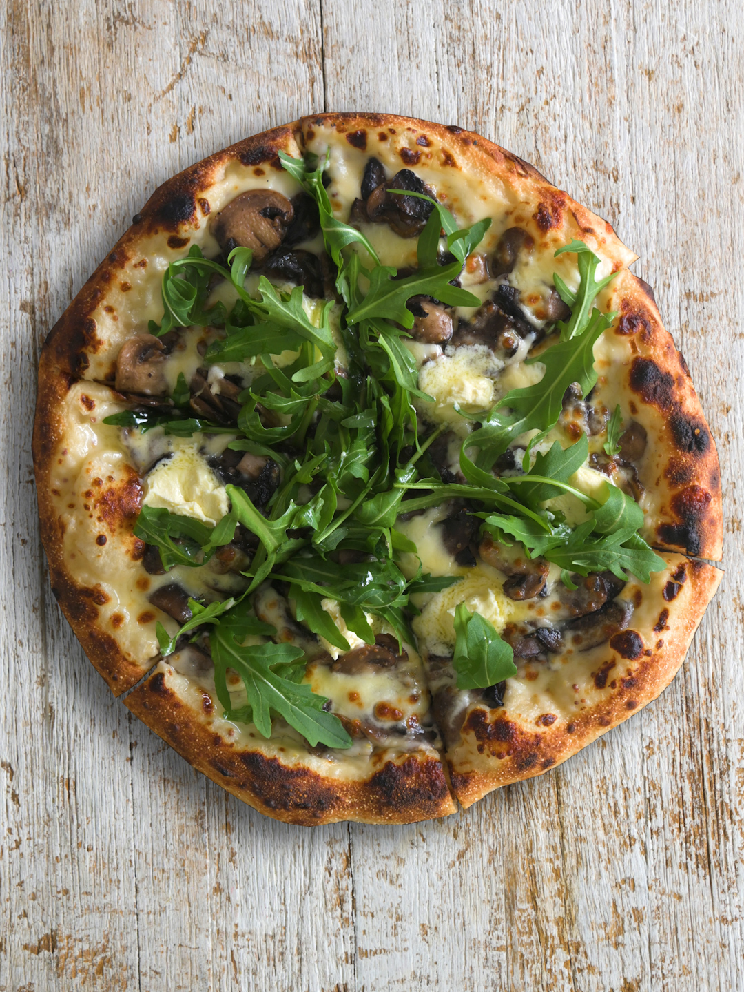 Truffled Mushroom Neapolitan-Style Pizza 