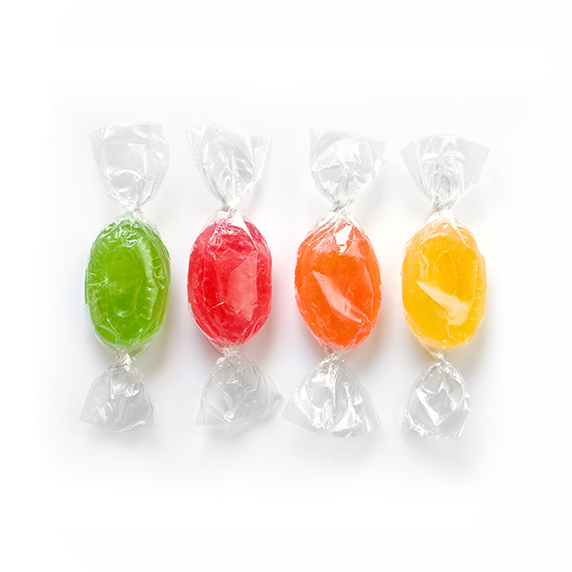 fruit drops or other boiled candy in assorted colors icon