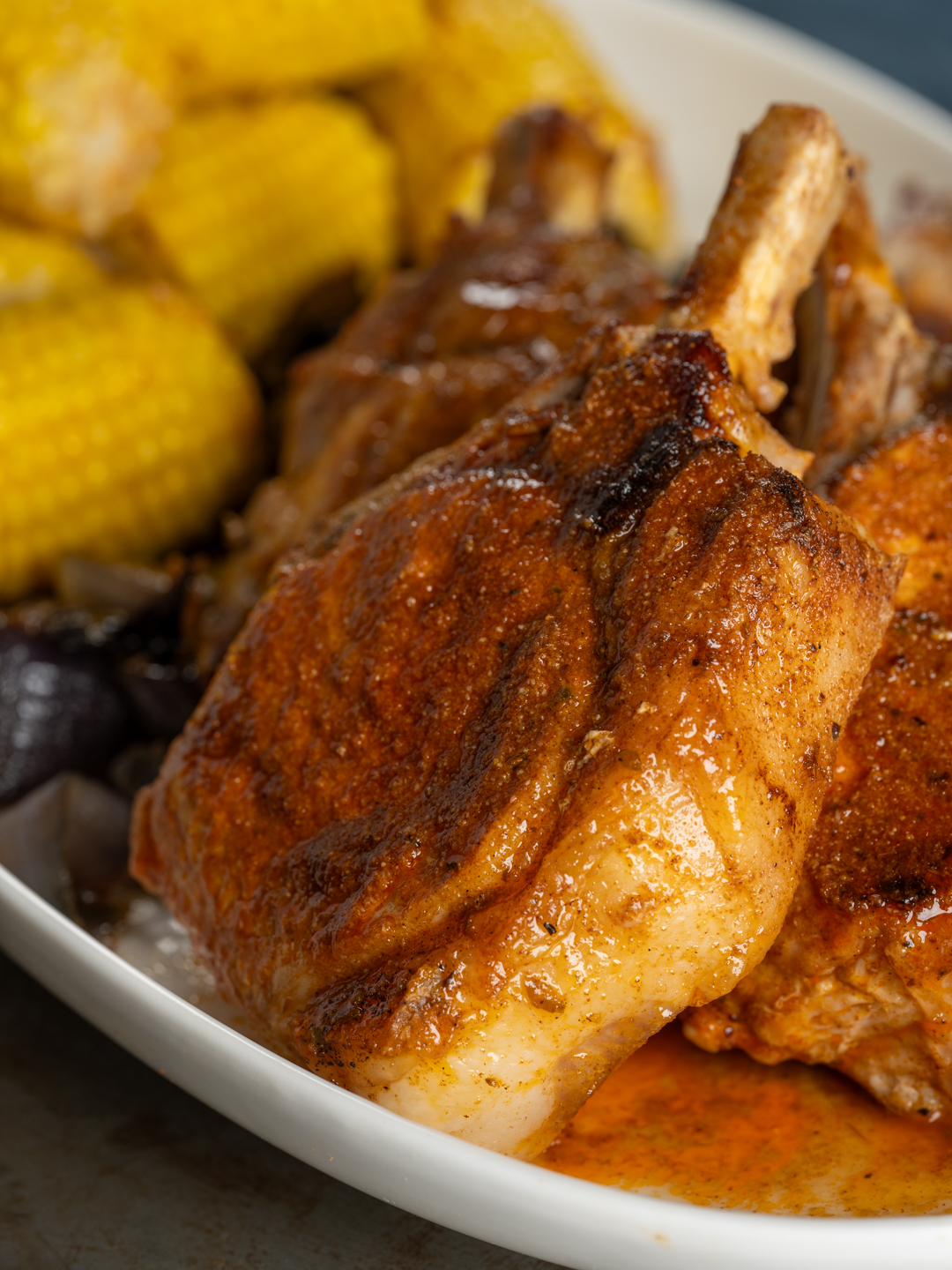 Air-Fried Cajun Pork Chops