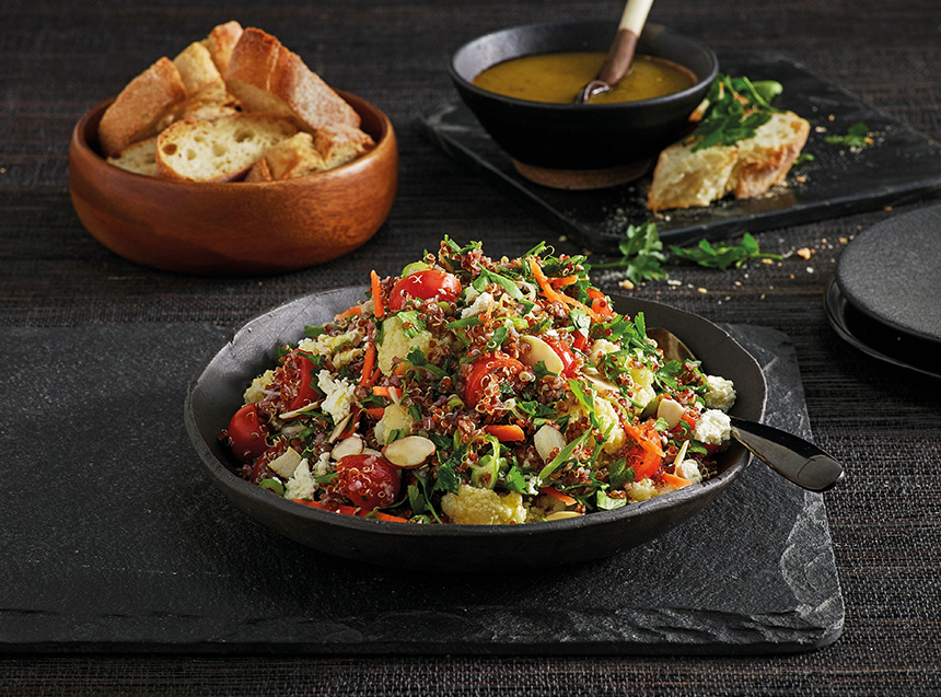 Quinoa Salad with Apple Cider Vinaigrette