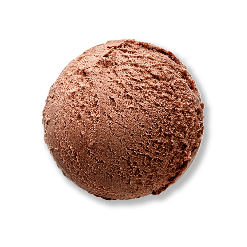 scoop chocolate ice cream icon