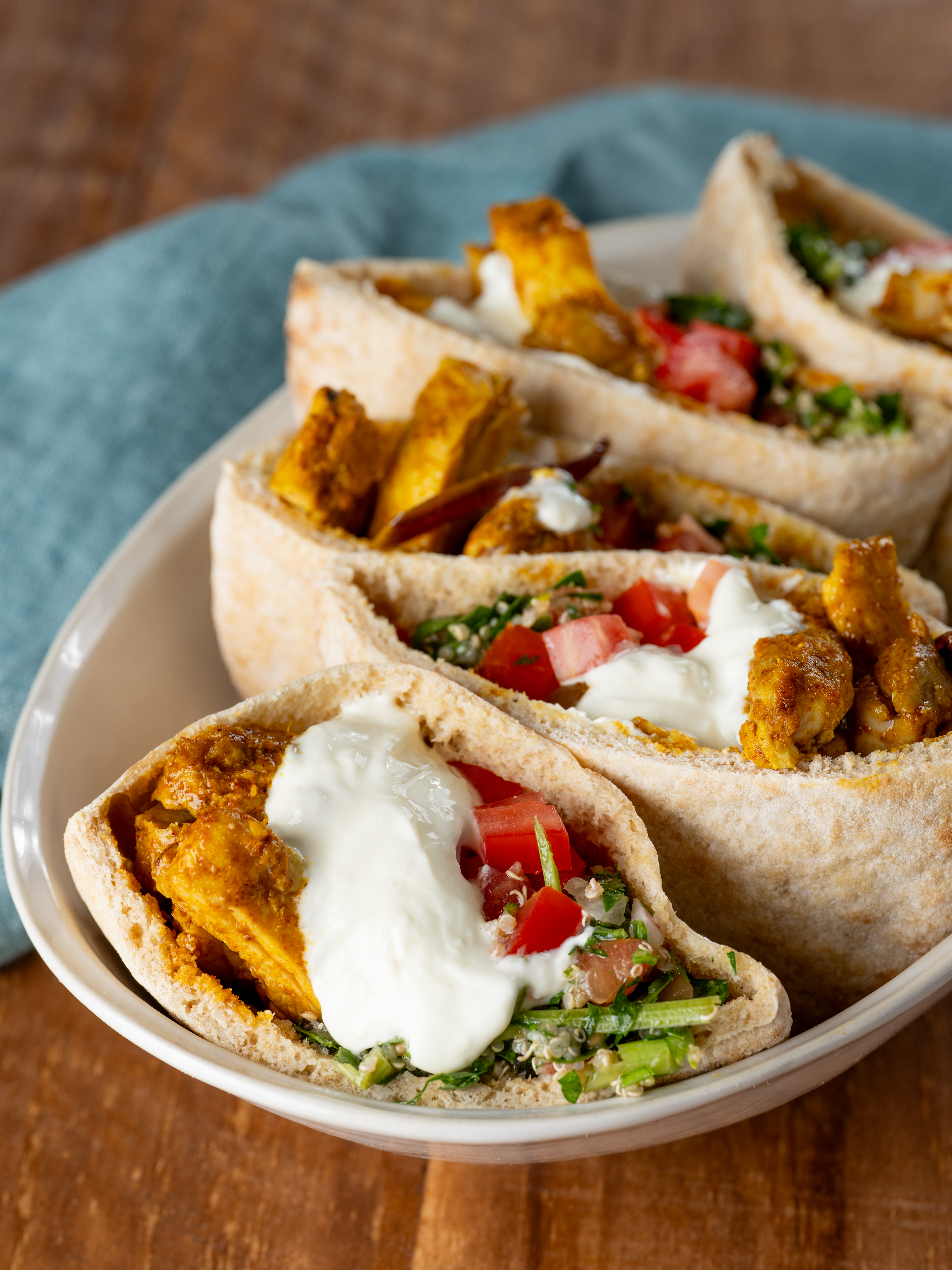 Air-Fried Chicken Shawarma