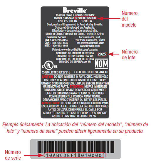 Product Serial Label