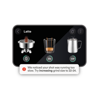 Barista Guidance for a more balanced pour