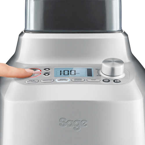 the Boss™ Blenders in Brushed Aluminium one-touch versatility