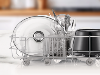Dishwasher-Safe Cooking Bowl & Lid