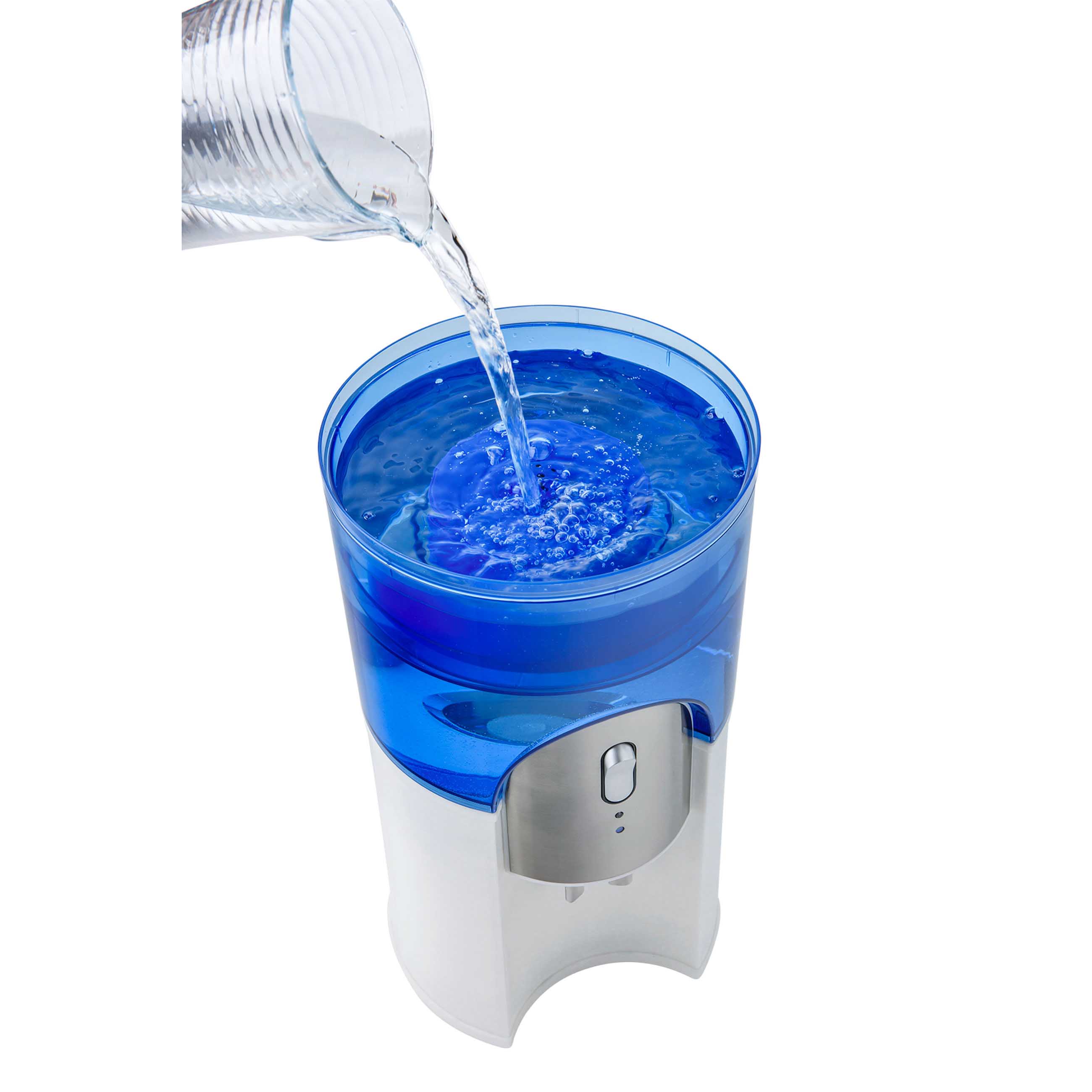 Desktop Water Cooler Water Filtration in White simply filter tap water