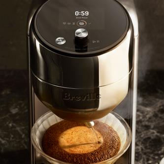 Lifestyle shot of the Spiral Luxe™ Auto Pour Over