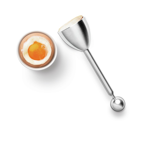 the One° Precision Poacher™ in Brushed Stainless Steel master tricky eggs