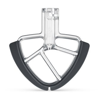 the Scraper Mixer™ Mixers in Silver double sided scraper beater
