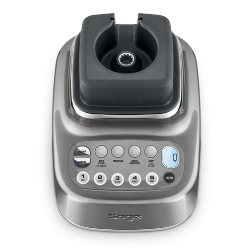 the Q™ Blender in Smoked hickory 5 speed settings