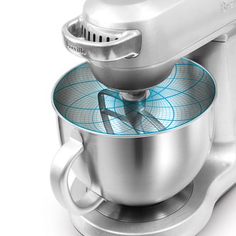 the Scraper Mixer Pro in Silver Pearl mixing system