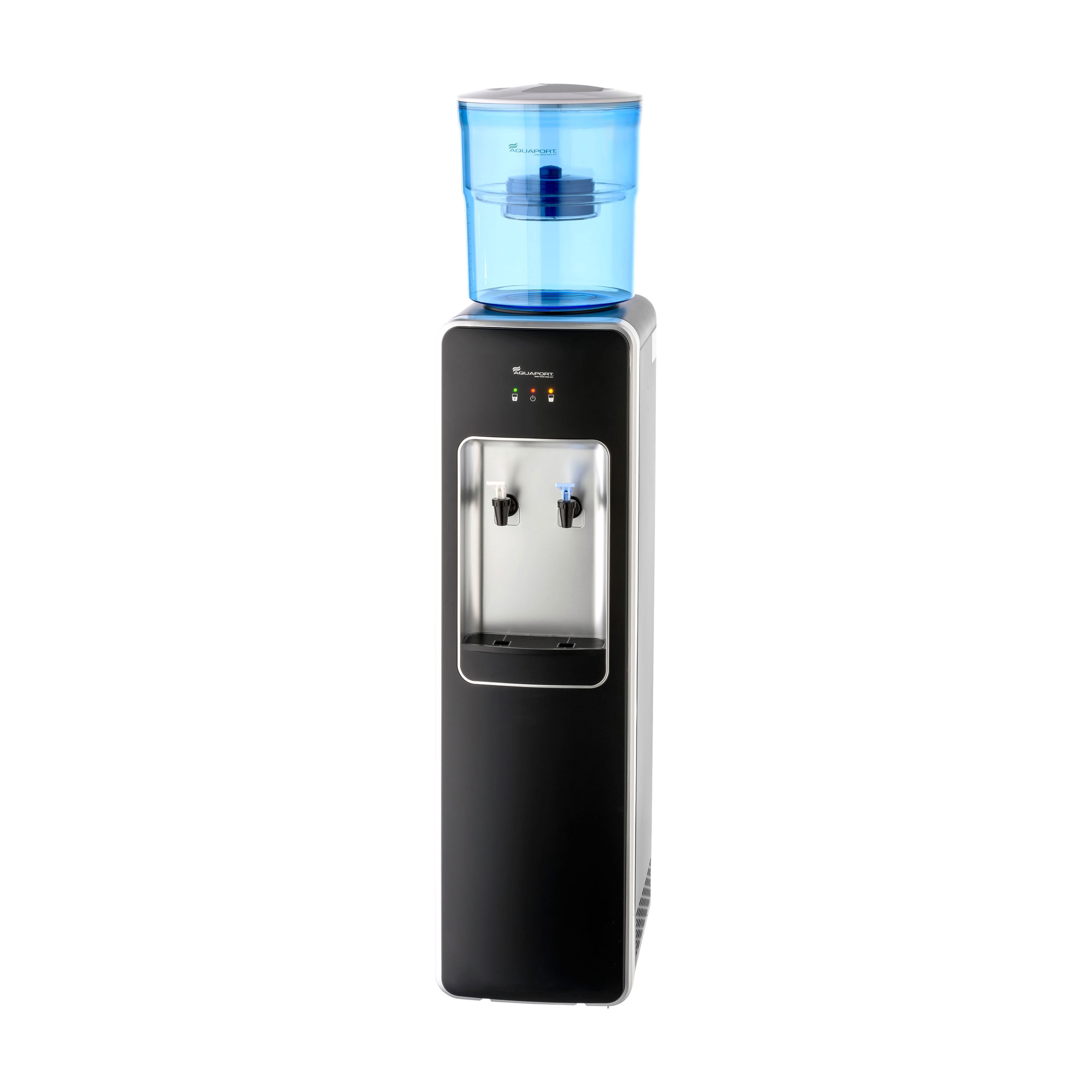 Floor Standing Water Cooler Premium Water Filtration in Black water filtration water bottle