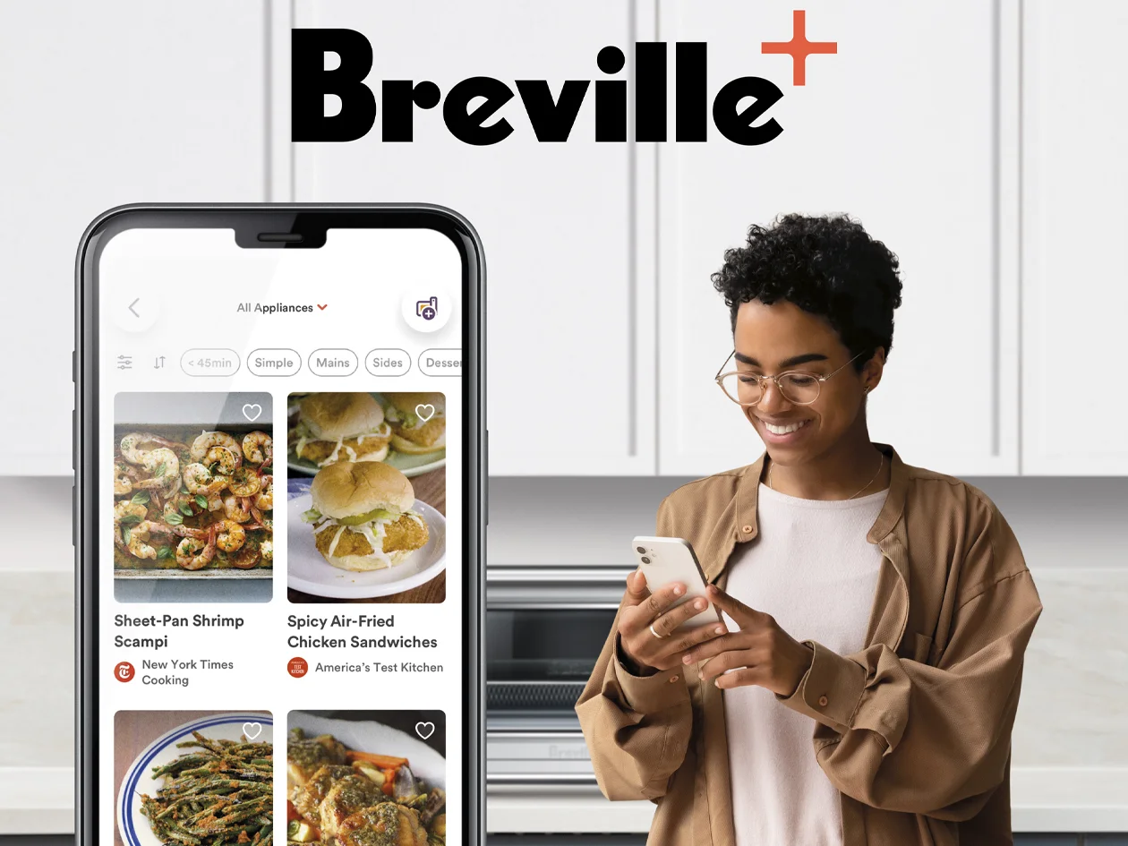 Breville food processors with dishes