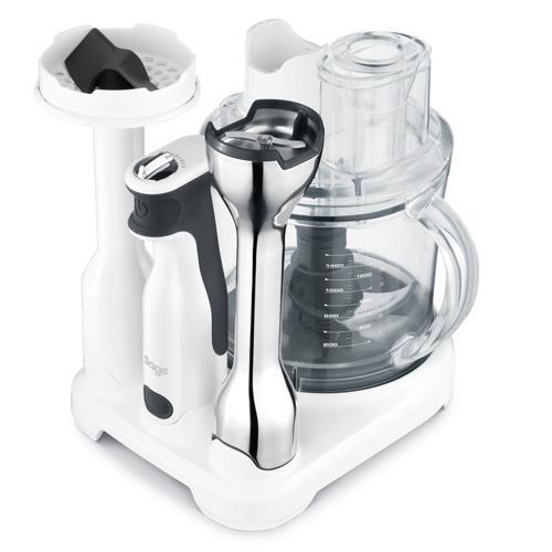 The Control Grip All in One™ Immersion Blender in Silver compact storage