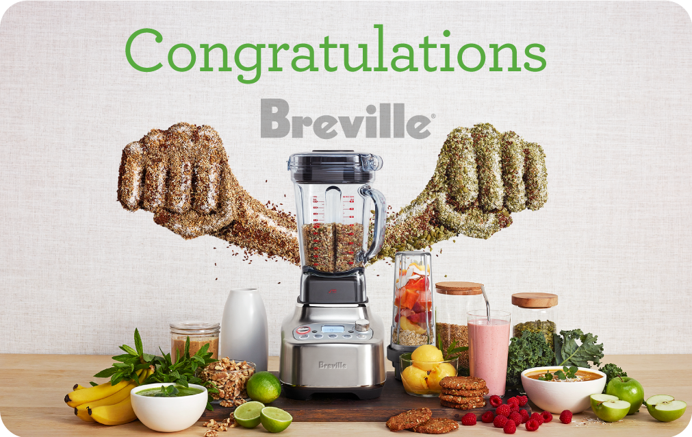 Congratulations gift card from Breville