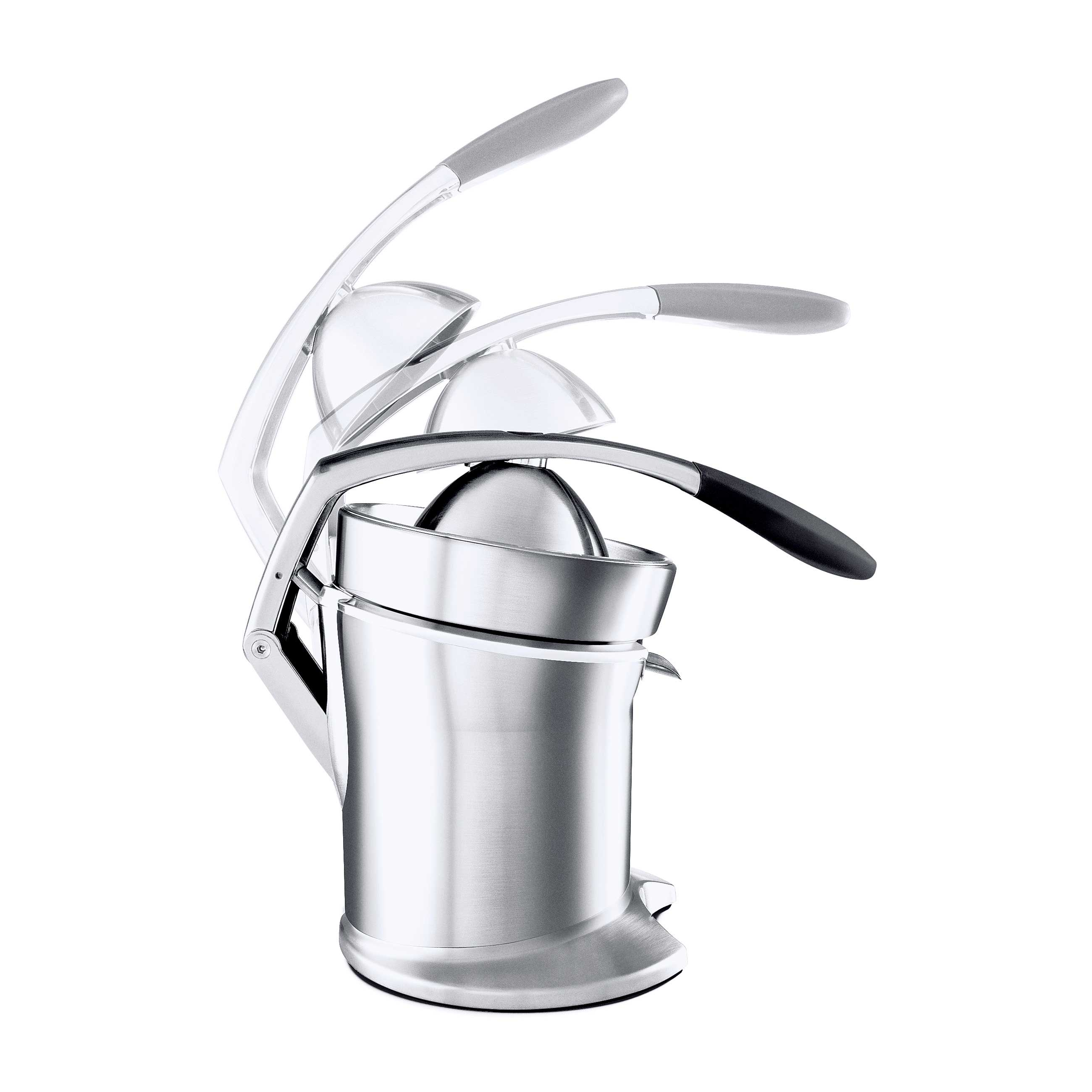 the Citrus Press™ Pro Juicers in Silver juice press arm with dual-switch