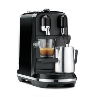 "Creatista Uno™ Nespresso in Black Sesame auto clean function