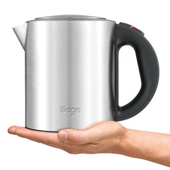 the Compact Kettle™ Kettles & Tea in Brushed Stainless Steel Compact Capacity