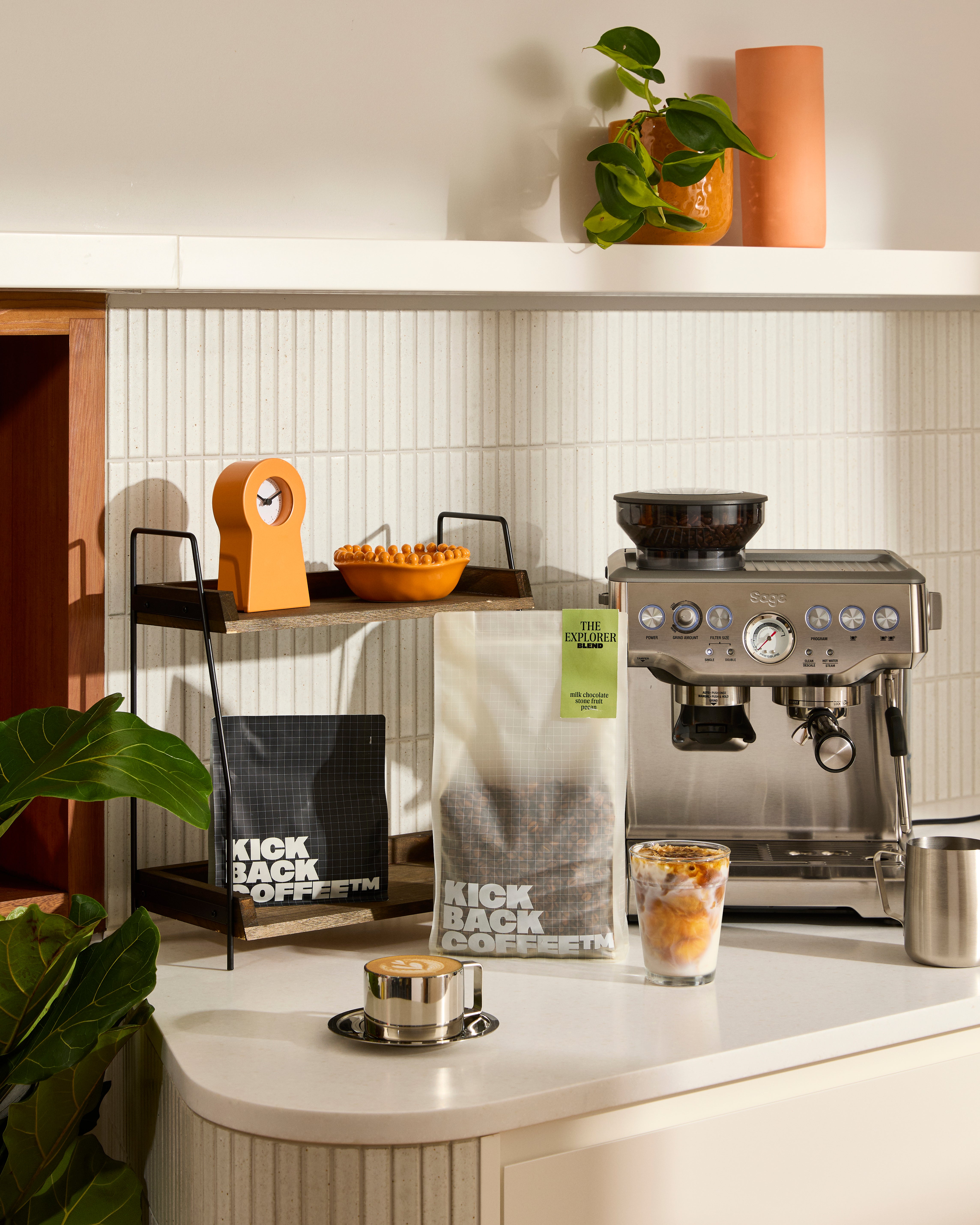 barista with beans