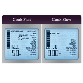 the Fast Slow Pro™ Kocher in Gebürsteter Edelstahl multifunktionales kochen