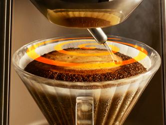 Authentic barista spiral pour