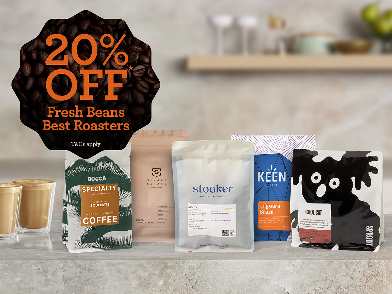 Get 20% off fresh beans