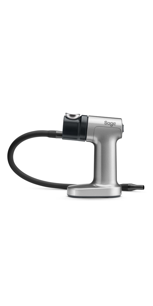 the Smoking Gun in Brushed Stainless Steel has a solid base