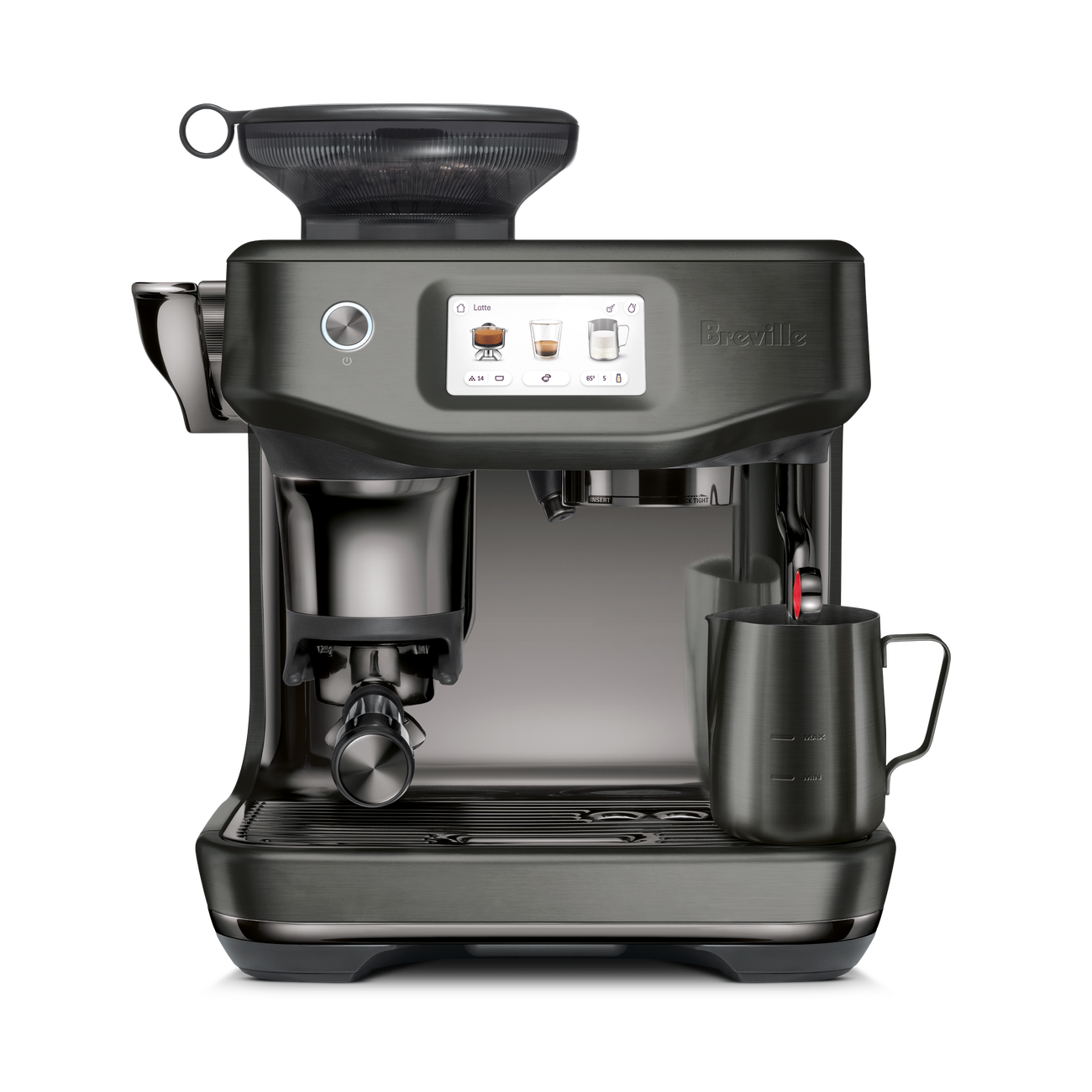 Breville Barista Touch Impress Manual Coffee Machine - Noir BES881NRE4IAN1