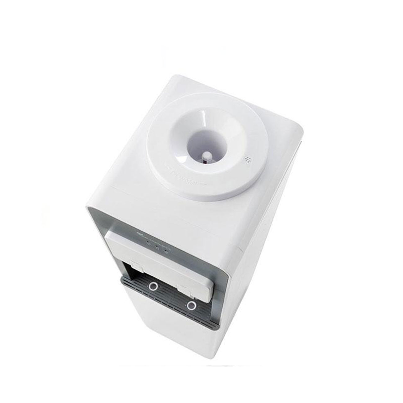 Floor Standing Water Cooler Water Filtration in White top view