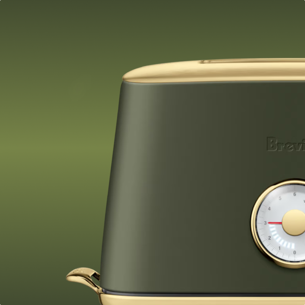 toaster with olive tapenade and brass finish