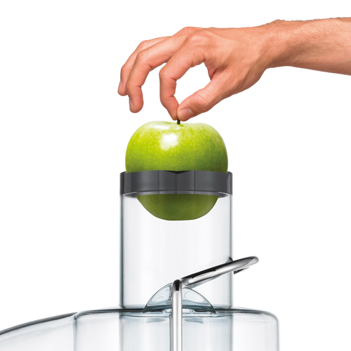 the Nutri Juicer® Extracteurs de jus en Chrome temps de préparation réduit