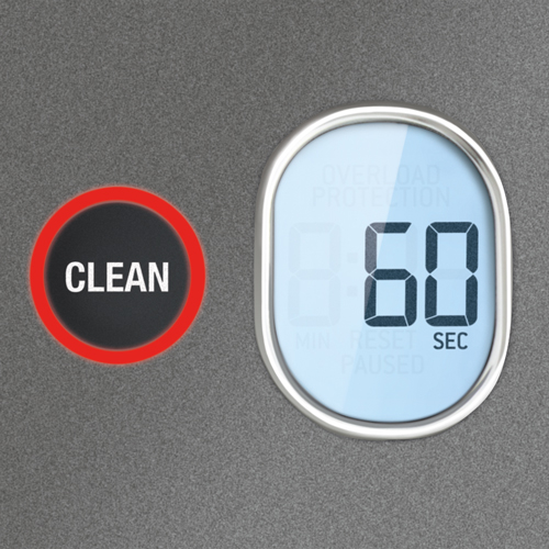 the Q™ Blender in Smoked hickory auto clean function