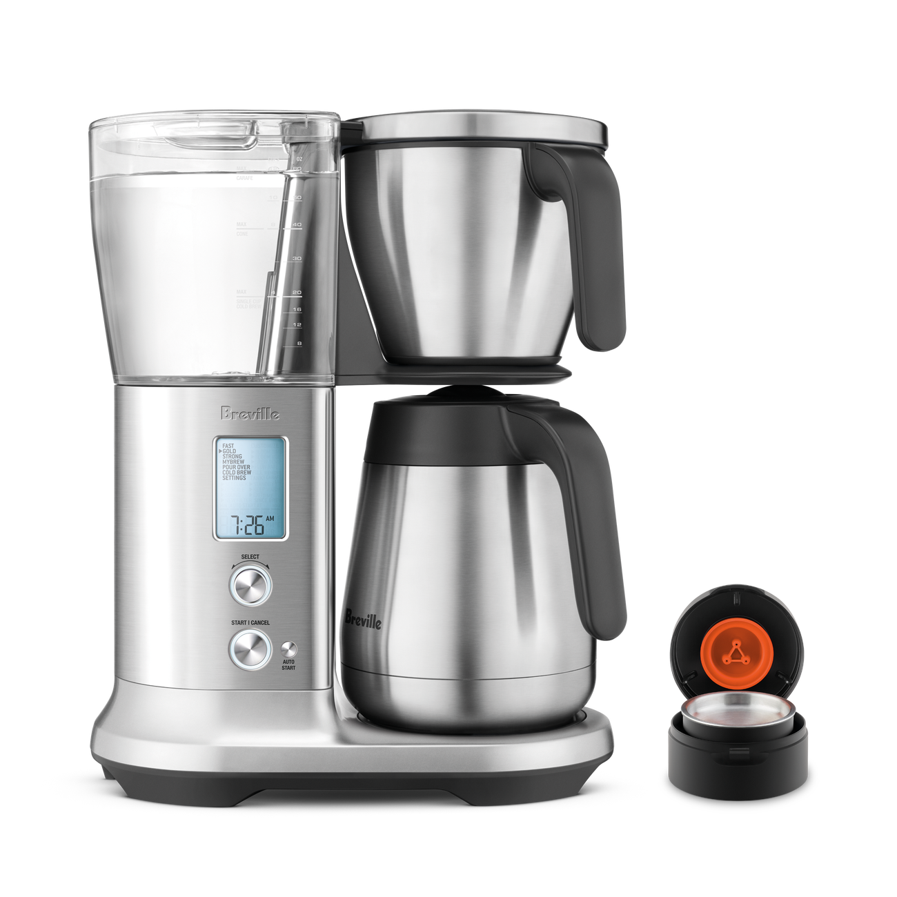 the Precision Brewer Thermal is compatible with the pour over adapter.
