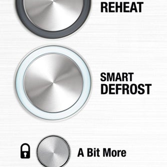 the Quick Touch in Silver smart defrost